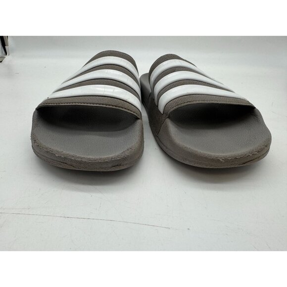 Adidas Mens  Adilette Shower Slides Slipper Size 8 Gray Slip On Cushioned Casual - Picture 6 of 16